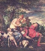 Paolo Veronese Venus und Adonis painting